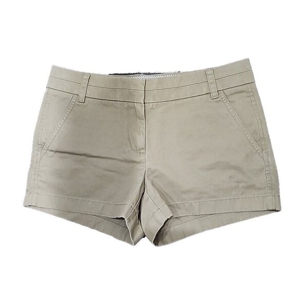 J. Crew Pants - J. Crew Chino Shorts 100% Cotton Light Brown Mid-Rise 3" Inseam Women's 2
